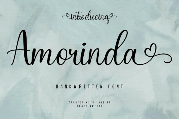 Amorinda: Integrating a Handwritten Script Font into Professional and Creative Workflows