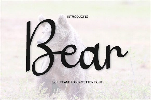 Bear: The Handwritten Font That Brings Warmth to Every Design