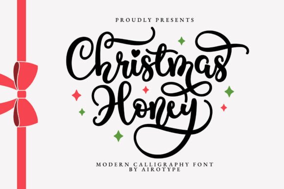 Christmas Honey: A Festive Font for Joyful Designs