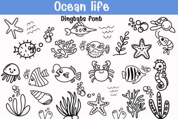 Diving Deep: How Ocean Life Typography and Art Assets Redefine Creative Projects