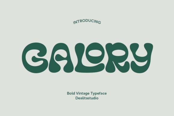 Galory: Evaluating the Retro-Modern Display Typeface