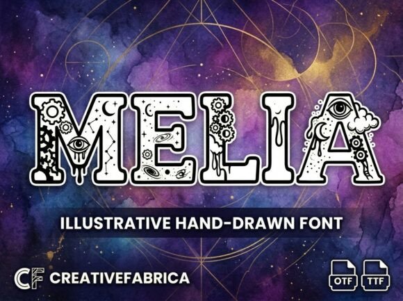 Melia: Unlocking Surrealism in Display Typography