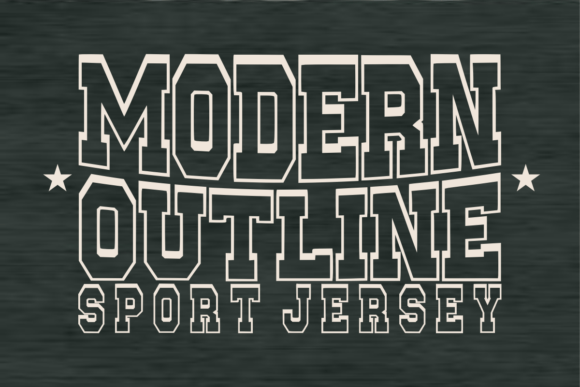 Modern Outline: The Dynamic Font for Bold Branding