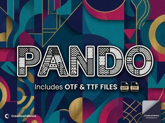 Pando: A Typeface That Celebrates Global, Vibrant Patterns