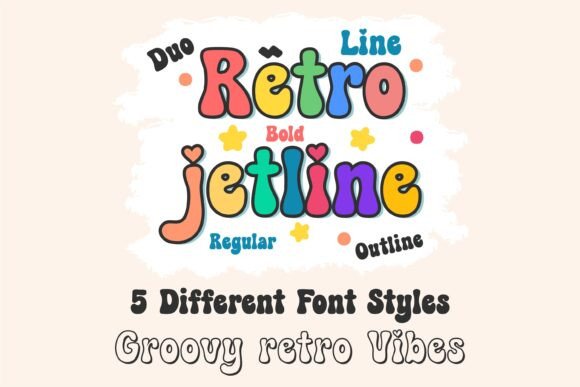 Retro Jetline: A Versatile Font for Creative Projects