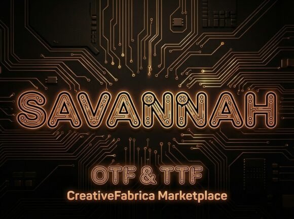 Savannah: A Practical Guide to the Cyber Circuit Display Font