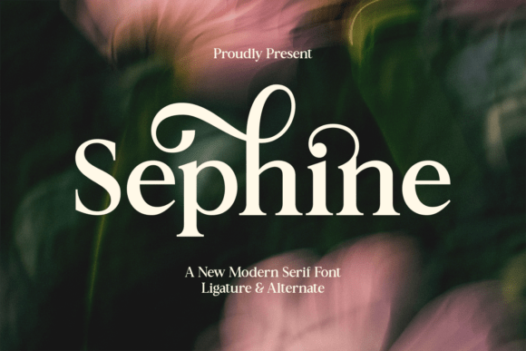Sephine: The Modern Serif Font Redefining Elegant Typography