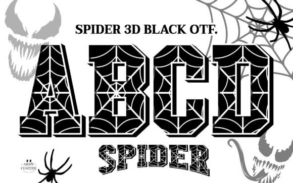 Spider 3D Black Font: A Practical Evaluation for Designers