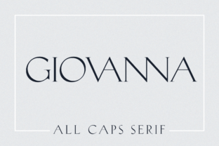 The Timeless Elegance of Serif Typography: Unveiling the Majestic Giovanna Font