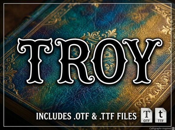 Troy: A Display Typeface for Unforgettable Headlines