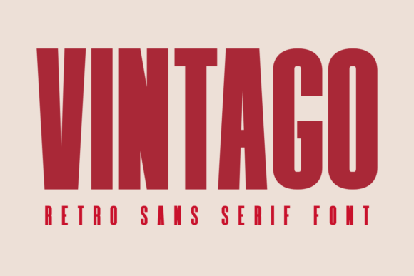 Vintago: The Bold Retro Font for Modern Creators