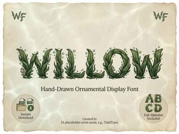 Willow: Dive into Underwater Font Enchantment